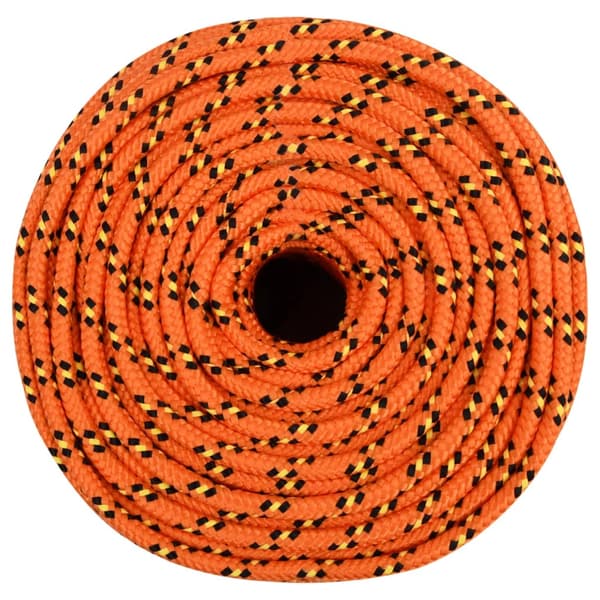 Båtlina orange 6 mm 50 m polypropylen