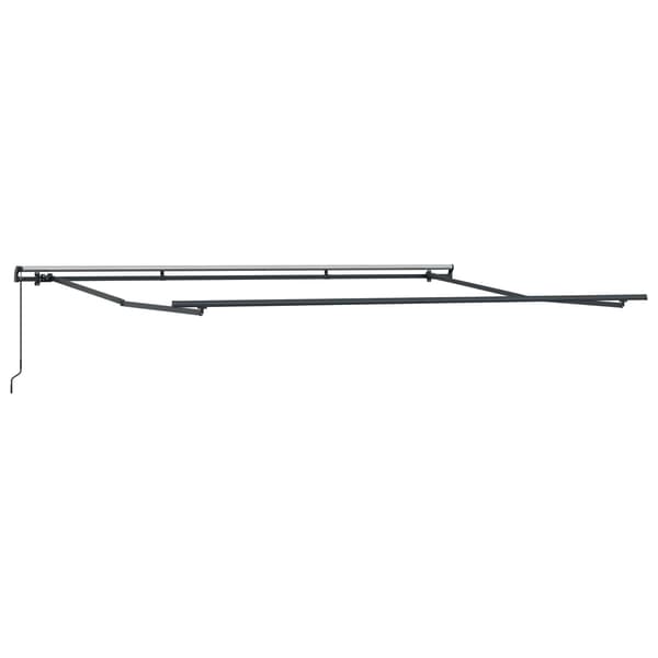 Utfällbar markis Flerfärgsdesign 450 × 300 cm