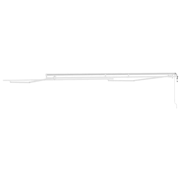 Markisram Vit 500 × 350 cm Aluminium