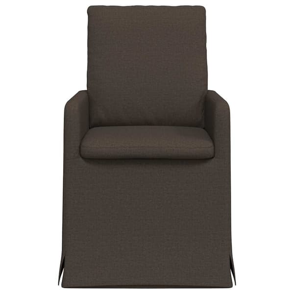 Matstolar 2 pcs Mörkgrå 57 x 67 x 98 cm Linne
