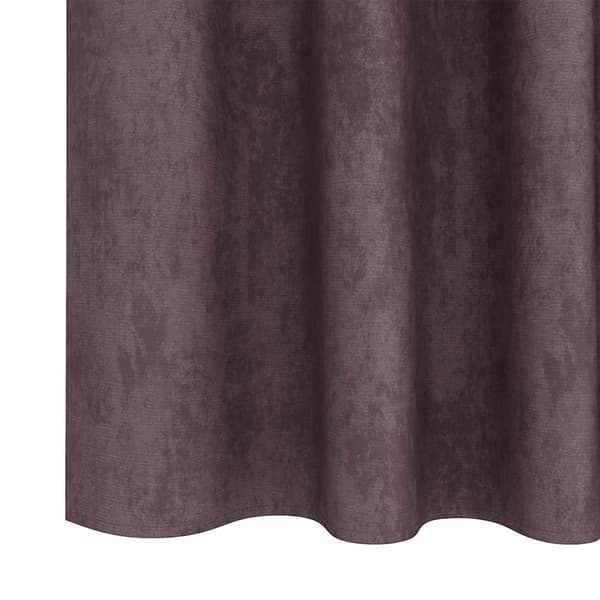 Sammetsgardiner 2 st Brun 140 x 140 cm Sammet