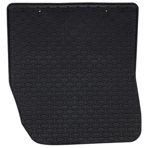 Bilmatta 2 pcs Svart Gummi