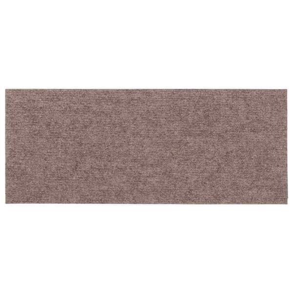 Trappmattor självhäftande 30 st 60x25 cm ljusbruna rektangulära