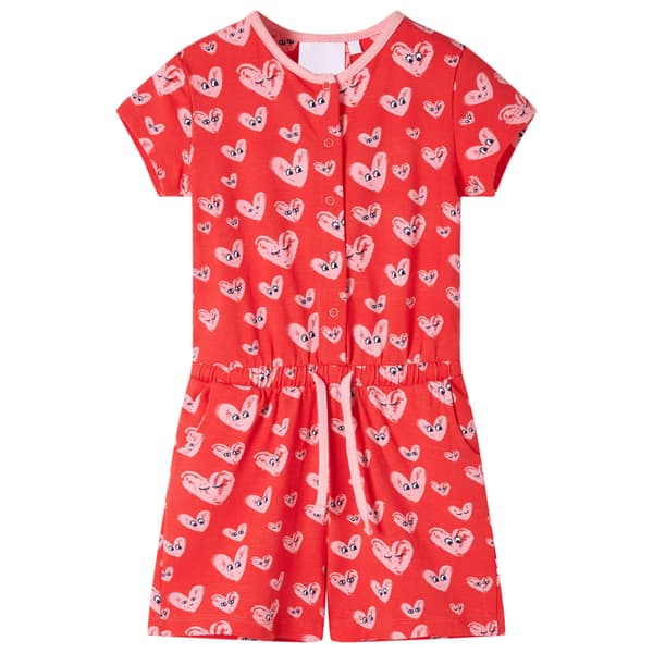 Jumpsuit för barn röd 140