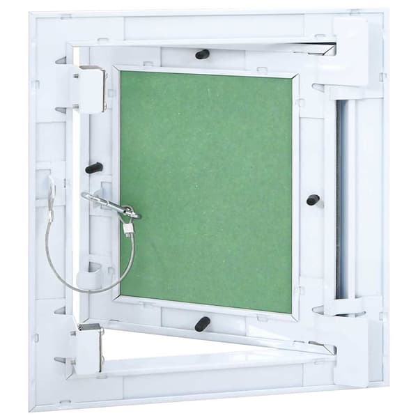 Åtkomstpanel Grön och Silver 30 x 30 cm Aluminium och gips