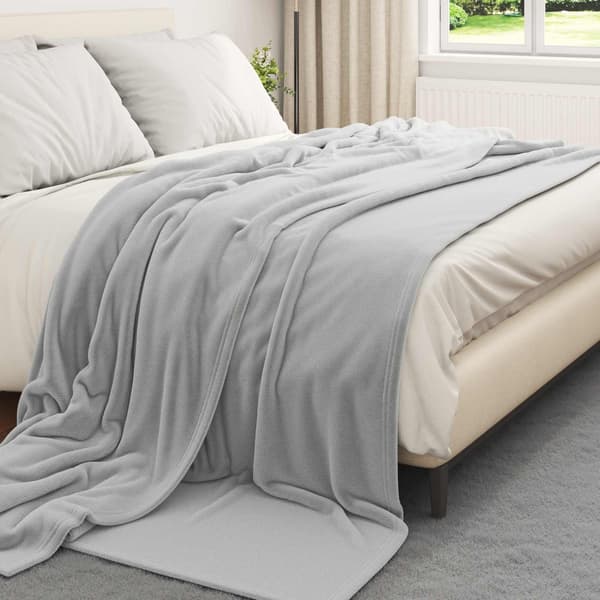 Kastfilt Grå 220 x 240 cm Fleece