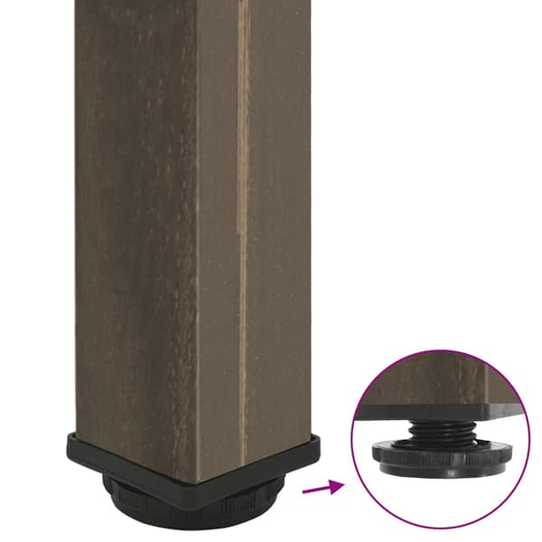 Soffbordsben 4 st naturstål 30-32 cm stål