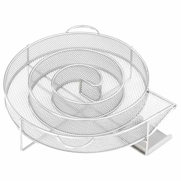 Kallröksgenerator rund 19,5 cm rostfritt stål