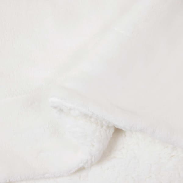 Kastfilt Vit 220 x 240 cm Fleece