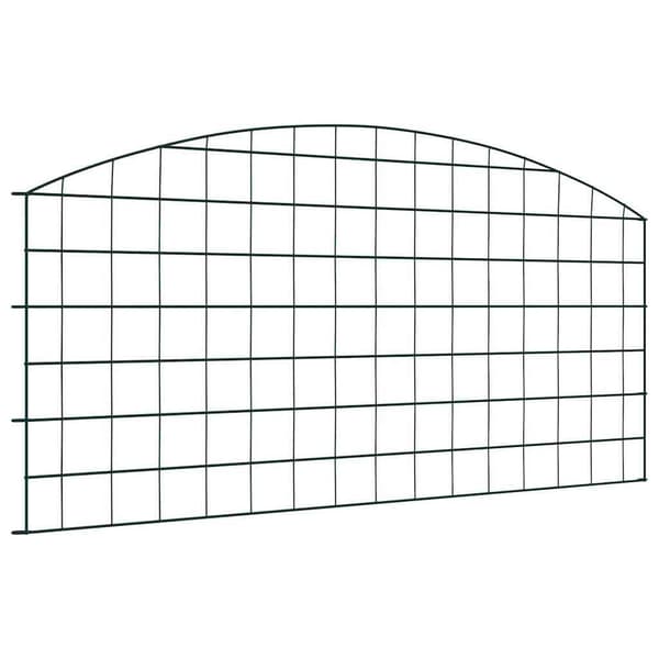 Dammskydd Set 5 pcs Grön 100 x 50 cm Stål