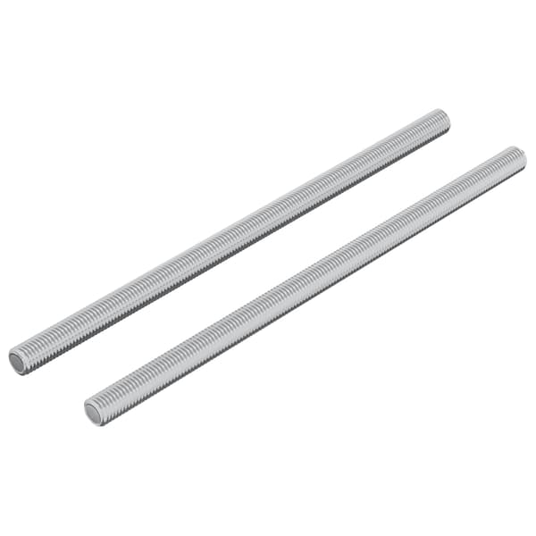 Gängat Rör 2 pcs Silver 6 x 120 mm Stål