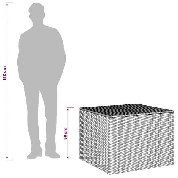 Dynbox svart 291L konstrotting