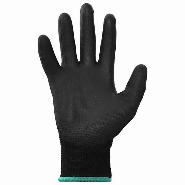 Arbetshandskar 24 pcs Svart 11 / XXL Polyester