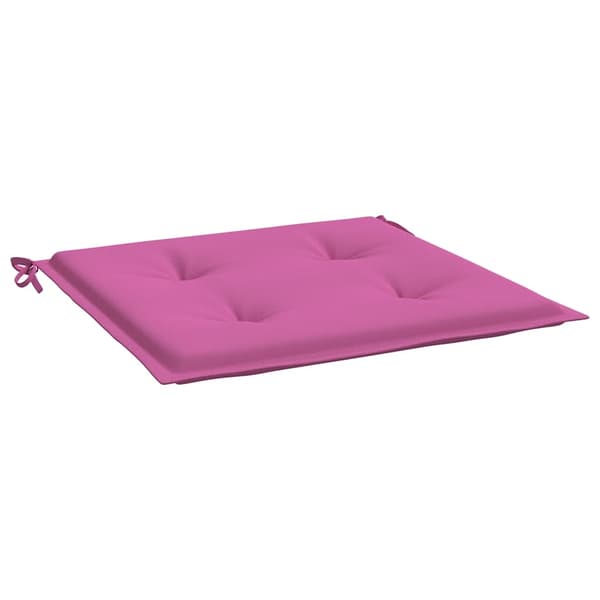 Stolsdynor 4 st rosa 50x50x3 cm tyg