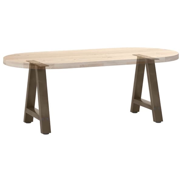 Soffbordsben A-formade 2 st 50x(42-43) cm stål