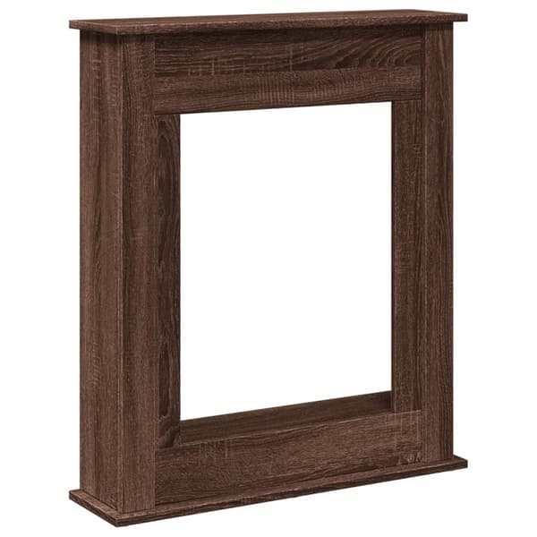 Spiselkrans brun ek 75x20x87,5 cm konstruerat trä