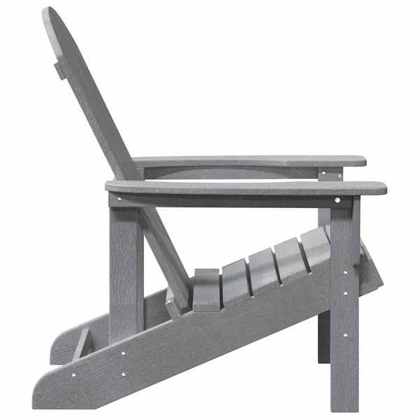 Trädgård Stol 2 pcs Ljusgrå 82 x 74 x 92 cm polyeten