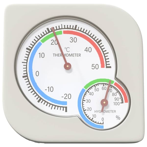 Termo Hygrometer Vit 7,5 x 7,5 x 1,2 cm ABS