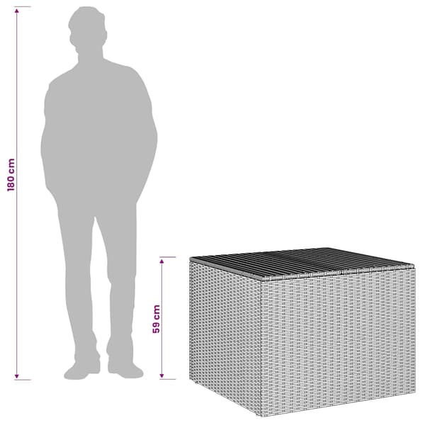 Dynbox brun 291L konstrotting