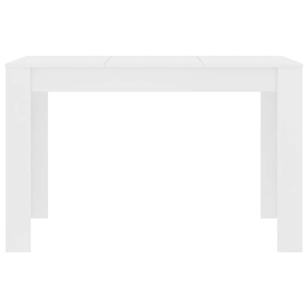 Matbord vit 120x60x76 cm konstruerat trä