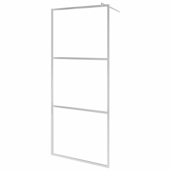 Duschvägg med helfrostat ESG-glas 80x195 cm