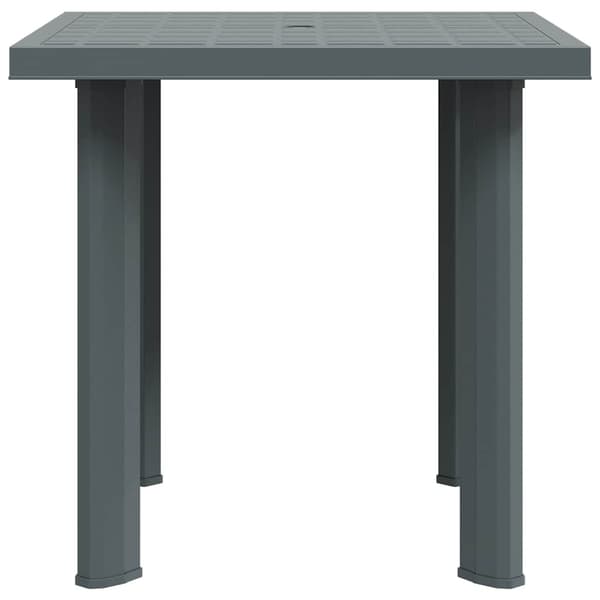 Trädgårdsbord grön 80x75x72 cm plast