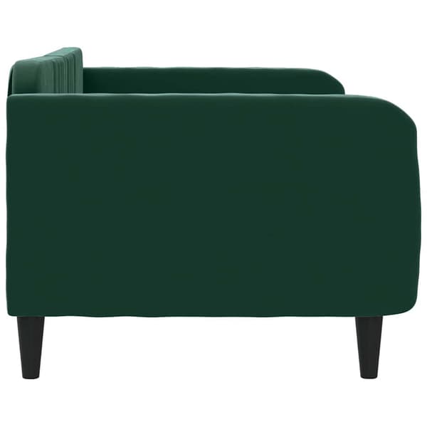 Dagbädd mörkgrön 90x200 cm sammet