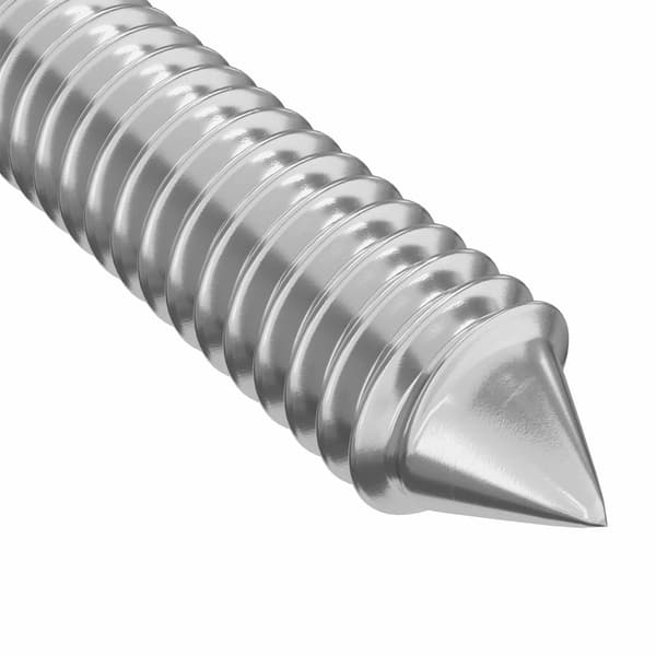 Möbelskruvar 2 pcs Silver M6 x 85 mm Stål