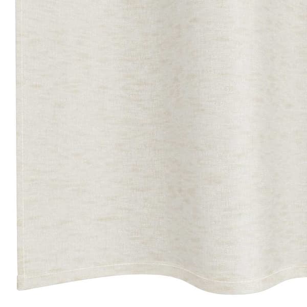 Voile Gardin 2 st Kräm 245 x 140 cm Polyester
