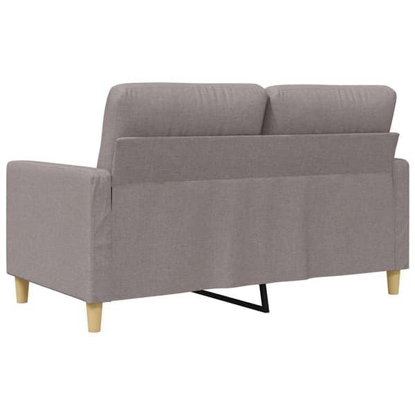2-sitssoffa taupe 120 cm tyg