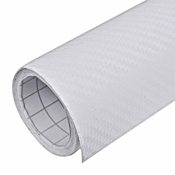 Bilfoliering 2 st 3D vit 100x150 cm