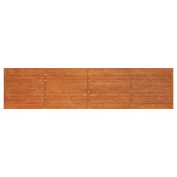 Odlingslåda rostig 320x40x77 cm rosttrögt stål