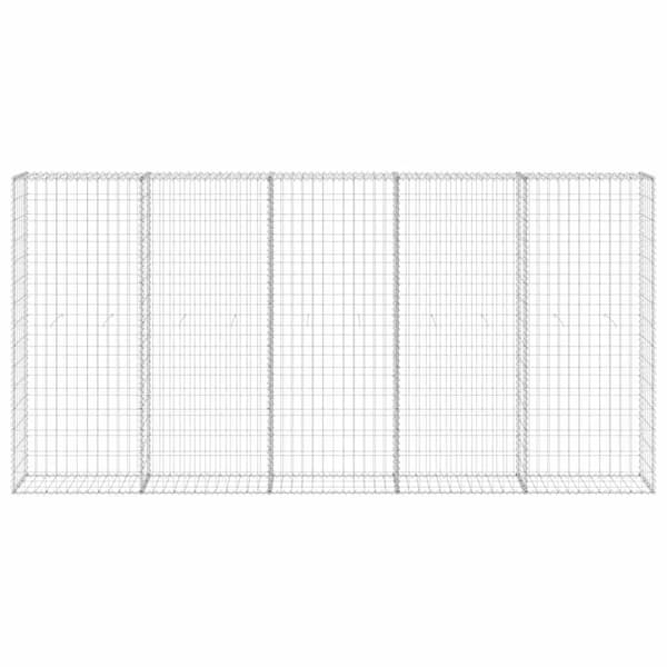 Gabionmur galvaniserat stål 300x30x150 cm