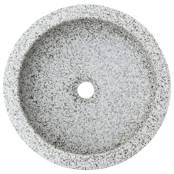 Handfat grå rund Φ41x14 cm keramik