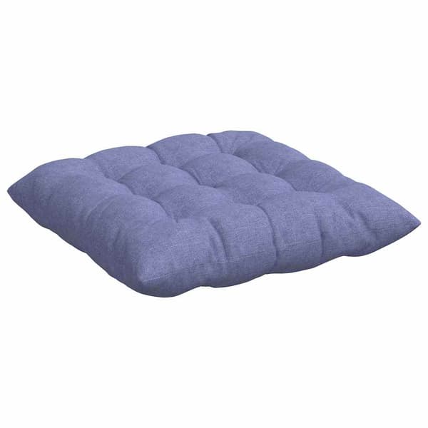 Sittkuddar 4 pcs Jeansblå 40 x 40 x 6 cm tyg