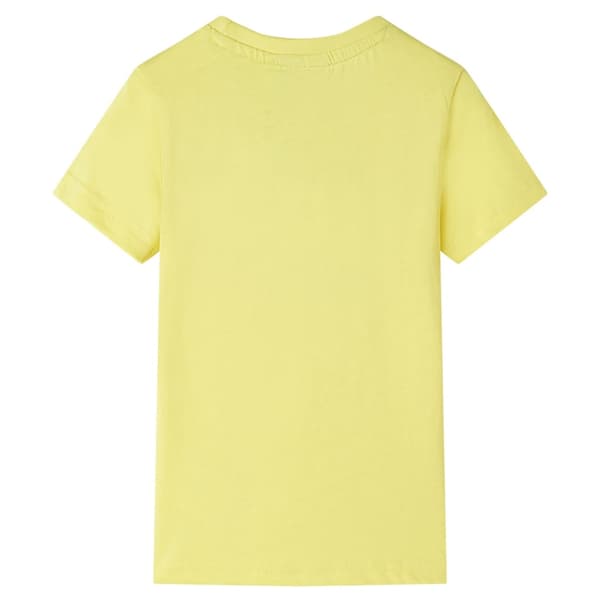 T-shirt för barn gul 128