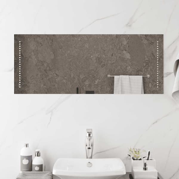 Badrumsspegel LED 100x40 cm