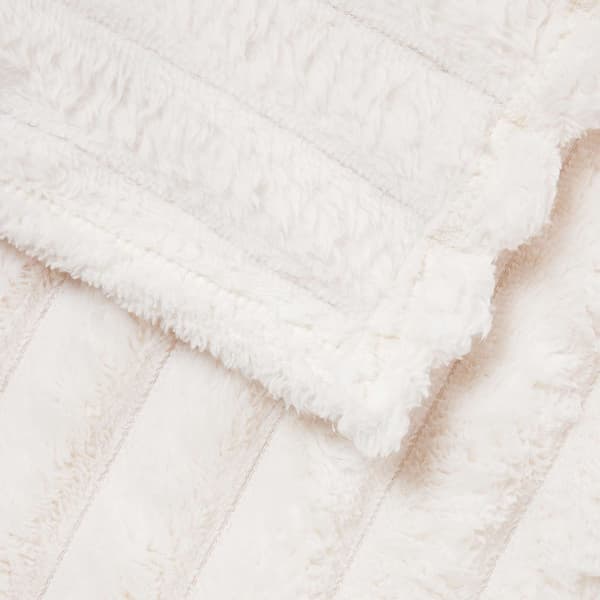 Filtar 6 pcs Kräm 240 x 220 cm Fleece