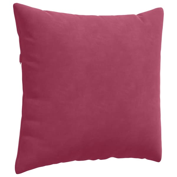 Sofakuddar 2 pcs Vinröd 50 x 50 cm Kordread tyg