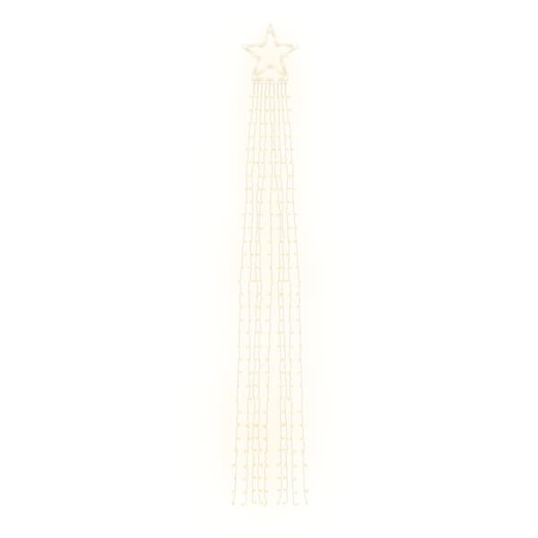 Julgransbelysning 320 LED varmvit 375 cm