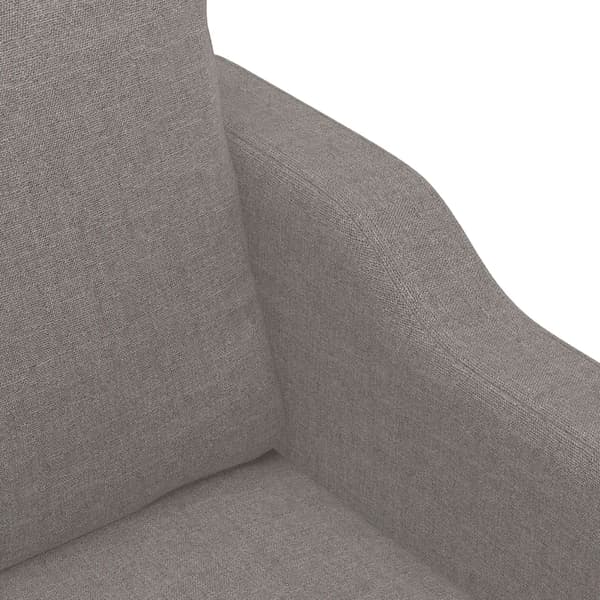 2-sitssoffa taupe 120 cm tyg