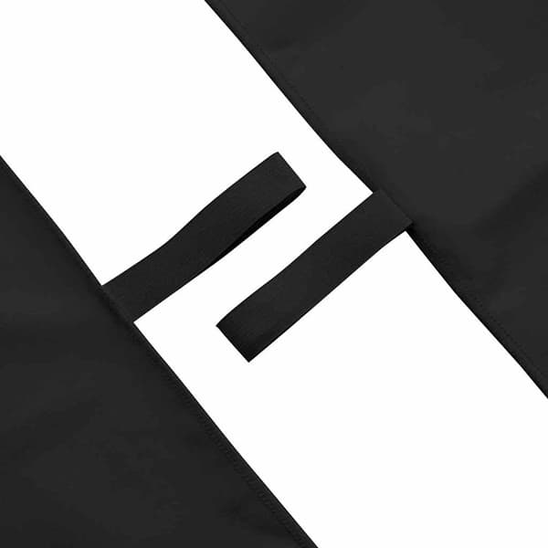 Sporthanddukar 2 pcs Svart 100 x 50 cm Polyester och polyamid