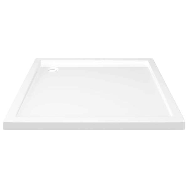 Duschkar fyrkantigt ABS vit 80x80 cm
