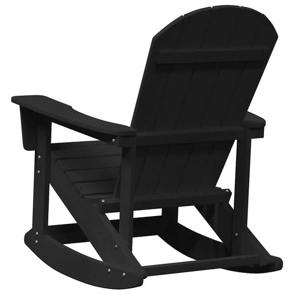 Adirondack Gungstolar 2 pcs Svart HDPE