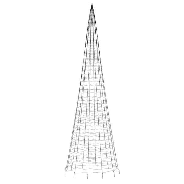 LED julgran 1534 LEDs varmvit 500 cm