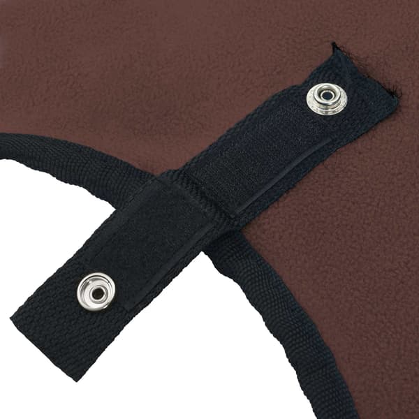 Hästdyna Full Mörk Brun 75 cm Polyester Fleece