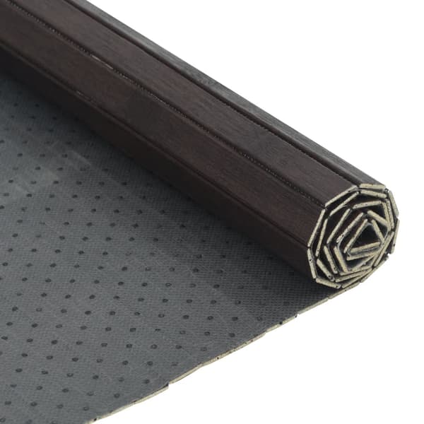 Matta rektangulär mörkbrun 70x200 cm bambu