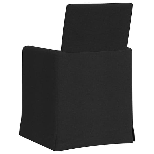 Matstolar 2 pcs Svart 57 x 67 x 95 cm tyg