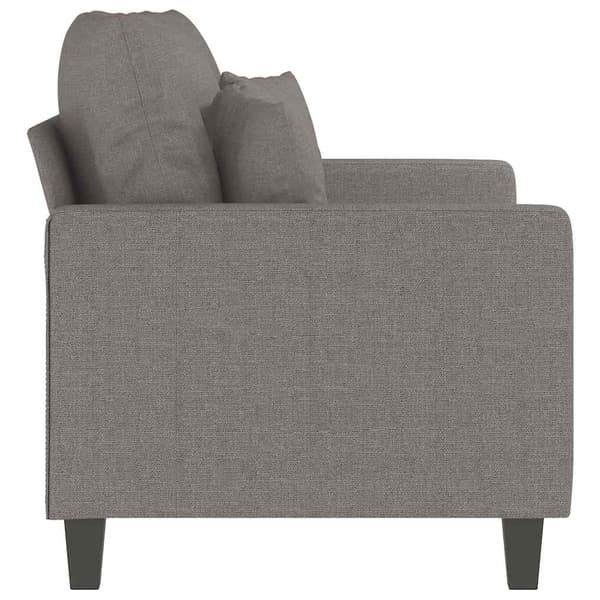 2-sitssoffa taupe 120 cm tyg