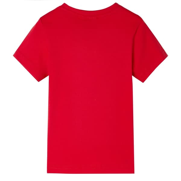 T-shirt för barn röd 140